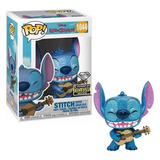 Stitch With Ukelele Ee Exclusive #1044 Original Funko Pop