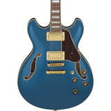 Ibanez As73g-pbm Artcore Guitarra Eléctrica Azul Metálico Orientación De La Mano Diestro
