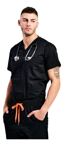 Ambo Medico Cocowear - Midnight Black Con Puño Hombre