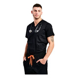 Ambo Medico Cocowear - Midnight Black Con Puño Hombre