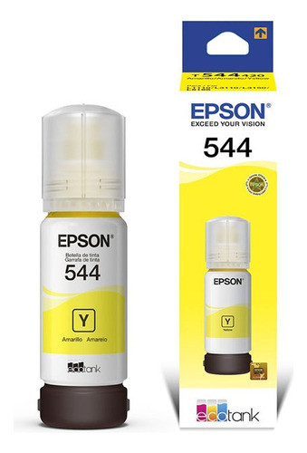 Botella Tinta Epson 544 Amarillo Original L1110 L3150 L3250 