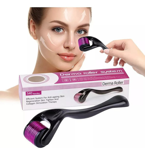 2 Derma Roller Regenerador Cabello Quita Líneas Expresión