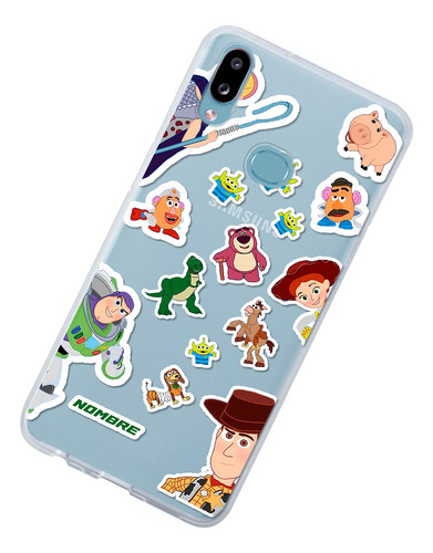 Funda Para Galaxy Personajes Toy Story Personalizada Nombre