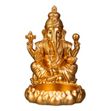 Senhor Ganesha Sentado Estátua Tealight Vela Suporte
