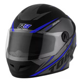 Capacete Moto Pro Tork R8 Fechado Viseira 2 Mm Com Nf