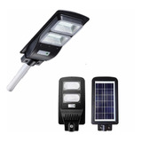 Foco 60w Solar Luz Led Exterior Plazas Con Soporte Y Envio