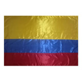 Bandera De Colombia En Satin