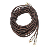 Cable Rca De 5 M Para Coche, 2 Machos A 2 Machos, Caucho De