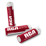 Pilas Baterias Rca Aa Tamaño 1.5 Voltios Rojo Paquete De 24 Unidades Extra Duración Carbón Um3