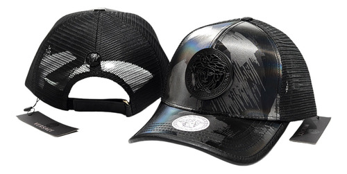 Boné Versace Medusa Snapback Aba Curva 