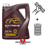 Cambio De Aceite Mannol Extreme 5w40 Y Filtro De Aceite 