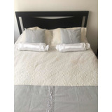 Pie De Cama Tusor 200 X 65 Y 2 Almohadones