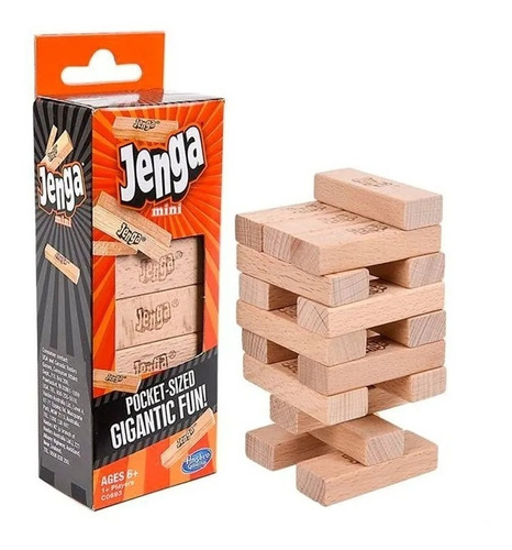 Juego De Mesa Jenga Mini Original Hasbro