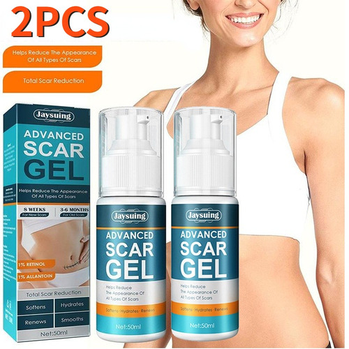 2 Peças De Creme Para Remoção De Cicatrizes, Gel Para Cicatr