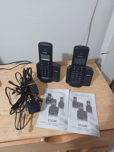 02 Telefones Sem Fio Elgin Tsf 8001