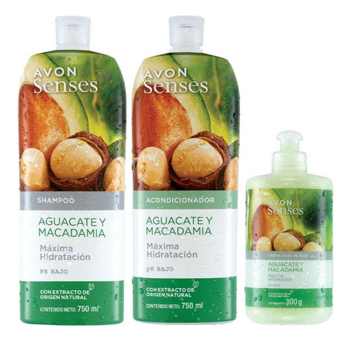 Set X3 Shampoo Acondi  Aguacate - mL a $41613