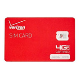 Tarjeta Sim Tamaño Nano De Verizon, 4g Lte, 4ff, Nfc, Samsun