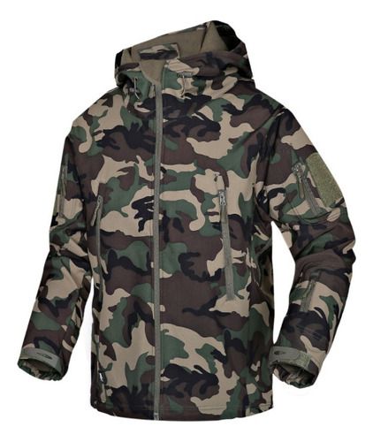 Chaqueta Impermeable De Invierno Camuflada Masculina Softs 