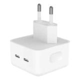 Fonte Carregador Duplo Usb-c 35w P/ iPhone iPad