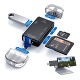 Adaptador Lector Tarjetas Usb Tipo-c Sd Tf Otg Pc Telémóvil