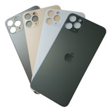 Tapa Para iPhone 11 Pro Max Color Gris+ Adhesivo Aro Grande