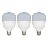 Kit 03 Lâmpada De Led Bulbo 20w E27 Bivolt 6500k - Ultraluz