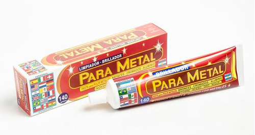 Limpiador Brillador Pasta Para Pulir Metal 140g 