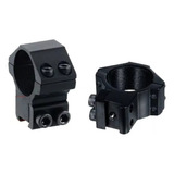 Mount Duplo Suporte Luneta Scope Baixo T25 Com Stop Pin 11mm