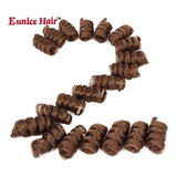 3 Paquetes De Cabello Sintetico Kenzie Curl Crochet Trenzas