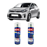 Spray  Prata Brilhante Kia 3d + Verniz + Primer