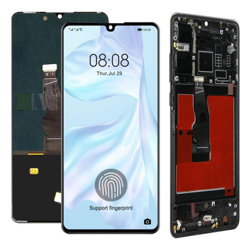 Pantalla Lcd Amoled Con Marco Para Huawei P30 Ele-l04 L09