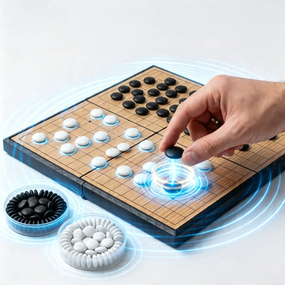 Juego Go Tablero Ajedrez Magnético Profesional Duradero | Meses sin interés