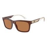 Lentes De Sol Marrón Emporio Armani Ea4224609573