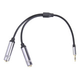 Adaptador De Cable De Audio Dual De 3,5 Mm A 6,35 Mm Jack S