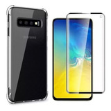 Kit Pelicula + Capa Capinha Case Para Samsung Galaxy S10