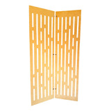 Biombo Separdor Panel Decorativo De 2 - Líneas Verticales 