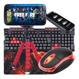 Mobilador De Freefire E Outros Jogos Kit Com Suporte Tripé