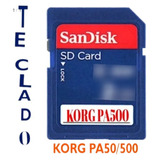 Cartão Sd Com Ritmos Para Teclados Korg Pa50/500