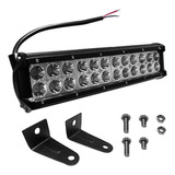 Faro Auxiliar Universal Barra De 24 Leds 72w 30,2 Cm Cristal