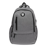 Mochila Casual Escolar K-swiss Jett Color Gris