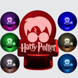 Abajur Quarto Disney Luminária Acrílico Harry Potter 3d