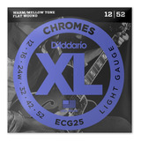 Encordoamento Guitarra .012 D'addario Xl Chromes Ecg25