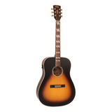 Violão Vintage Ve140vsb Elétrico Sunburst Dreadnought