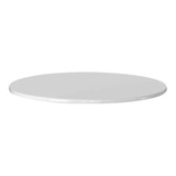 Tampo De Mesa Mdf Preto Redondo 60cm X 15mm Oferta Limitada