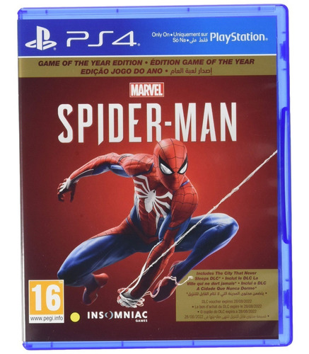 Spiderman Game Of The Year Edition  Playstation 4 Nuevo