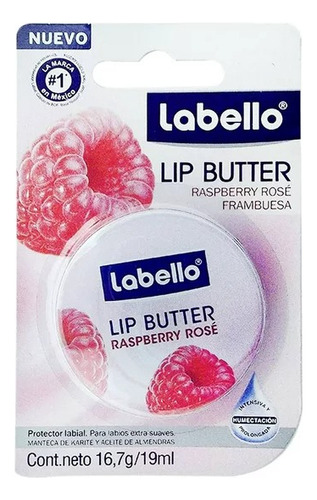 Labello Lip Butter Frambuesa Lata 19 Ml Aceite De Almendras