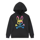 Sudadera Psycho Bunny, Hoodie Unisex Juvenil 