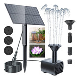 Kit De Bomba De Agua De Fuente Solar Garden Yard Water Featu