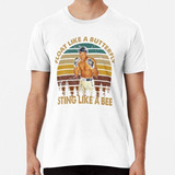 Remera Vintage Como Una Abeja Muhammad Ali Legend Boxing Reg