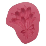 Molde De Silicon Con Diseño Flores Para Su Reposteria